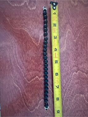 David Yurman Matte Black Onyx Beaded Bracelet